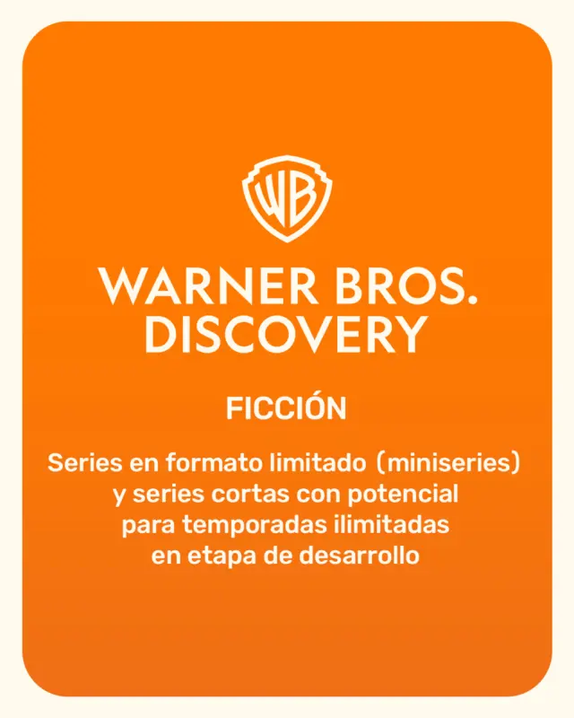 👉 Pitch de Warner Bros. Discovery (Ficción)

🎬 Convocatoria dirigida a miniseries de 6 a 8 capítulos y series cortas con potencial
para temporadas ilimitadas (6-8 capítulos) en etapa de desarrollo.

📽️ Drama y thriller basados en BIG IPs, vidas de personajes célebres y true crimes, todos ubicados en México.

📅 Fecha cierre: 22 de mayo, a las 14:00h (GMT +2), hora de Madrid, España

❓Consultas: pitch@iberseriesplatinoindustria.com

https://iberseriesplatinoindustria.com/actividadespro/pitch-de-plataformas-productoras-y-distribuidoras/

#IberseriesyPlatinoIndustria25 #warnerbros #pitch #somosaudiovisual #series #ficción